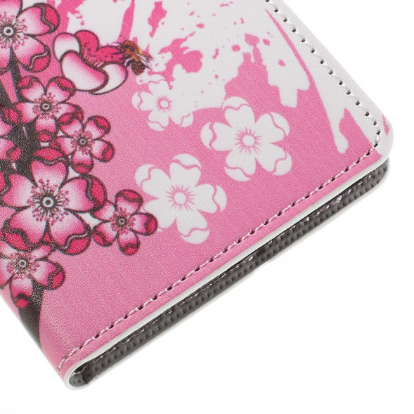 Чехол книжка с рисунком для Microsoft Lumia 850 (Сакура)