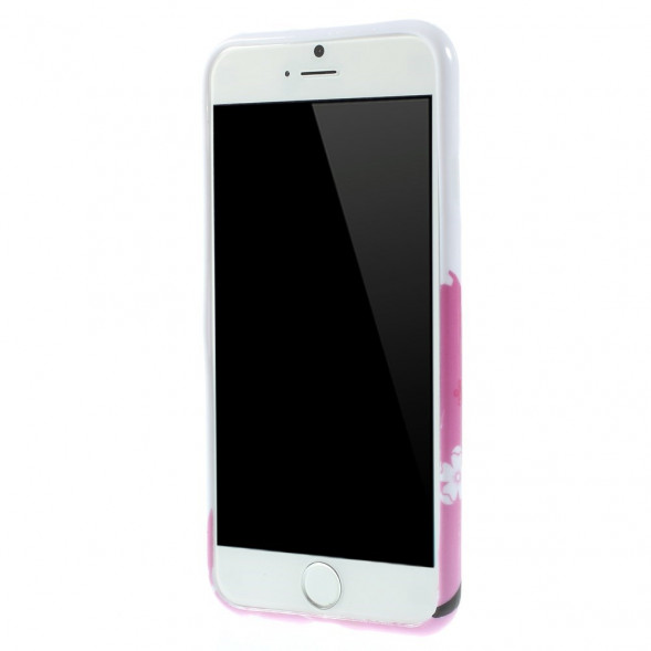 TPU Чехол накладка с рисунком для iPhone 6, 6S (Ветка вишни)