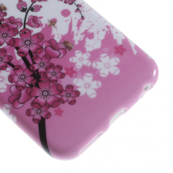 TPU Чехол накладка с рисунком для iPhone 6, 6S (Ветка вишни)