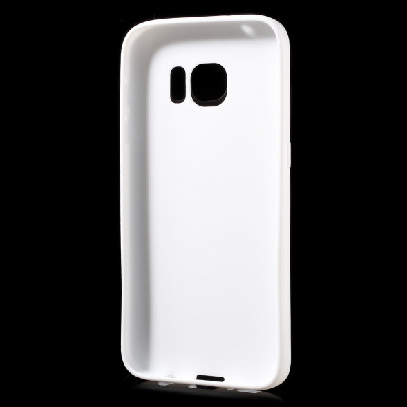 TPU Мягкий чехол накладка для Samsung Galaxy S7 (SM-G930) (Белый)