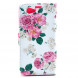 Чехол книжка с рисунком для Sony Xperia Z1 Compact D5503 (Розы)