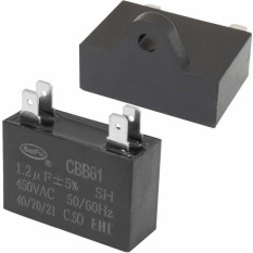 Конденсатор CBB61 1.2 uF 450V 4 PIN (SAIFU)
