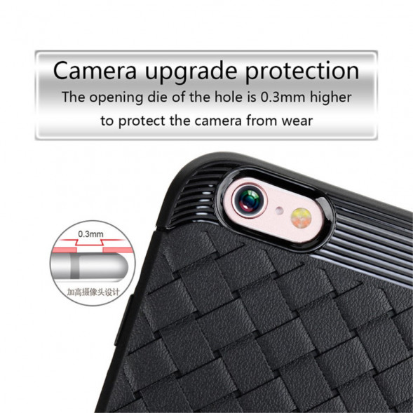 Мегкий чехол под плеть для iPhone 6s / 6 (Темно-синий)