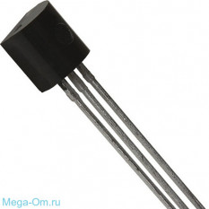 2N2907A Транзистор PNP 60В 0.6А, (TO-92)