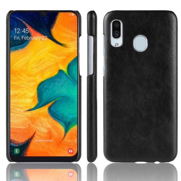 Чехол под кожу для Samsung Galaxy A30, A20 (черный)