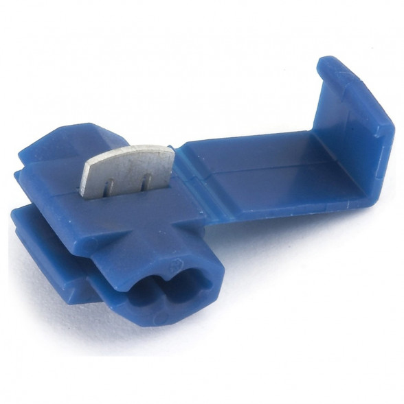 CW-2 синий скотчлок проходной ответвитель врезного типа