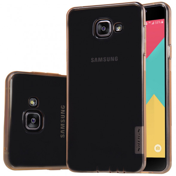 Чехол накладка Nillkin для Samsung Galaxy A5 (2016) SM-A510 (Золотистый)