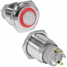 Кнопка антивандал. GQ16H-10ZE/J/R/N off-on