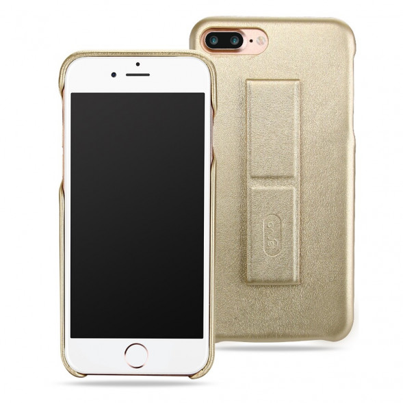 Чехол LENUO Lucky с подставкой для iPhone 7 Plus (Золотой)