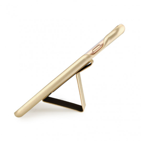 Чехол LENUO Lucky с подставкой для iPhone 7 Plus (Золотой)