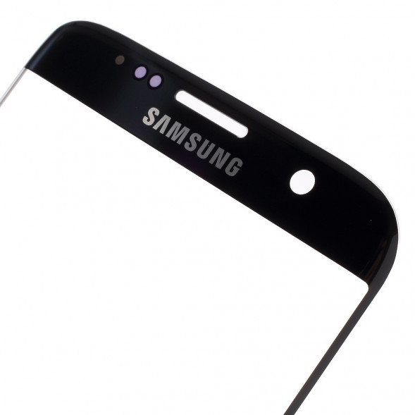 Стекло для замены на Samsung Galaxy S7 Edge SM-G935F (Черный)
