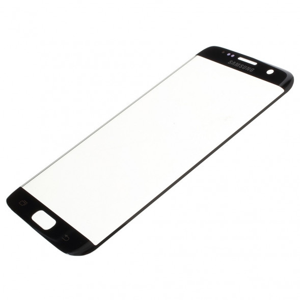 Стекло для замены на Samsung Galaxy S7 Edge SM-G935F (Черный)