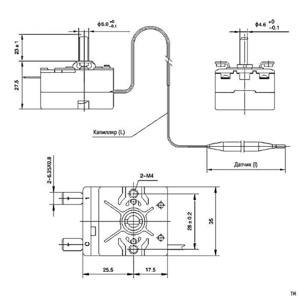 TR-134 Терморегулятор капиллярный