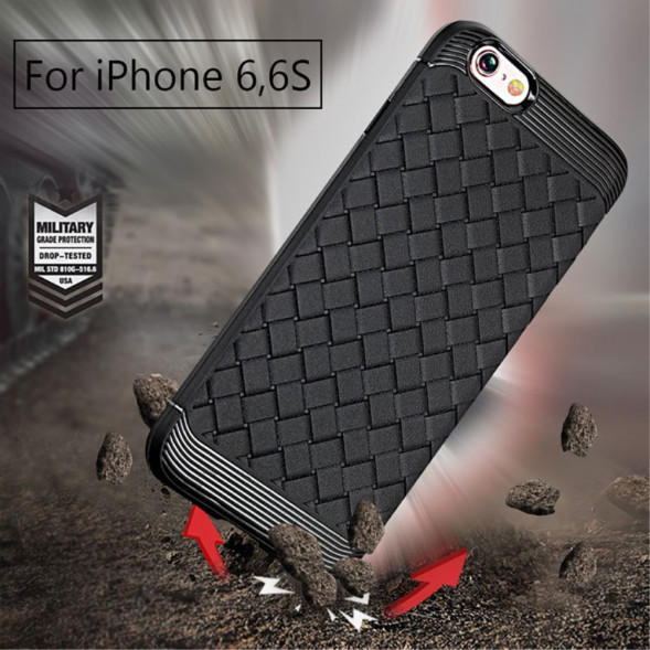 Мегкий чехол под плеть для iPhone 6s / 6 (красный)