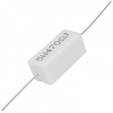 Резистор RX27-1 470 Ом 5W 5% / SQP5