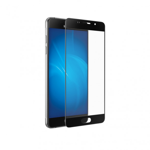 Защитное стекло 3D для Samsung Galaxy A3 (2016) SM-A310 (Черное)
