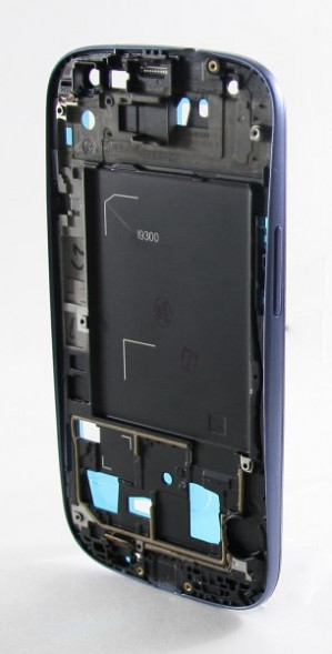 Рамка дисплея-корпуса для Samsung Galaxy S3 i9300 (Синий)