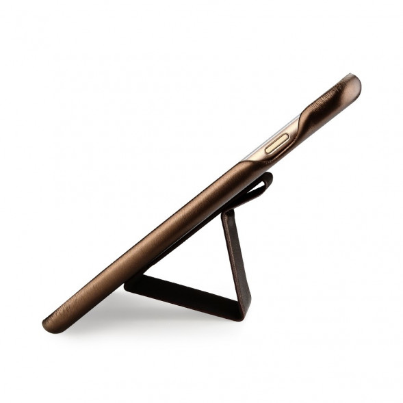 Чехол LENUO Lucky с подставкой для iPhone 7 Plus (Коричневый)