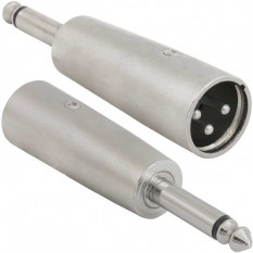 Разъем JD-492 / XLR 3P M-jack 6.3 mono M