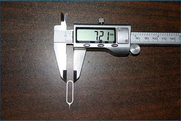 Ключ скрепка для телефона, айфона, андройда комплект из 5 штук извлечения симкарты