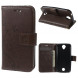 Чехол книжка с визтницей и ремешком для Acer Liquid Z330, Z320 (Коричневый)