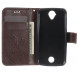 Чехол книжка с визтницей и ремешком для Acer Liquid Z330, Z320 (Коричневый)