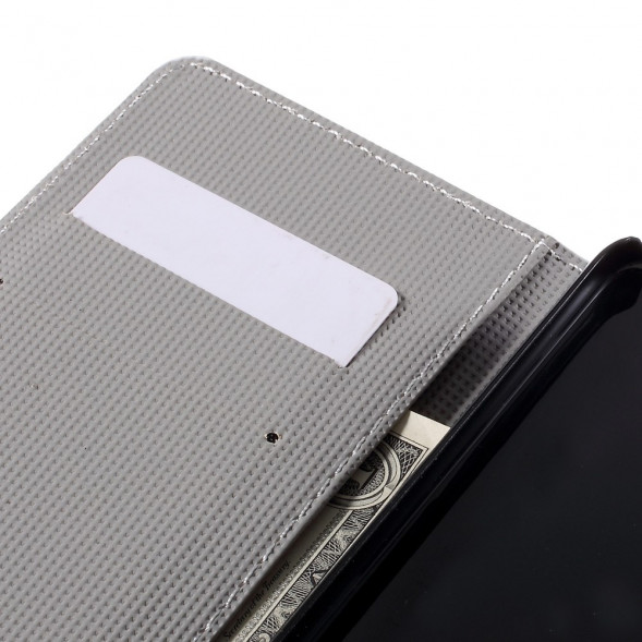 Чехол книжка с рисунком для Microsoft Lumia 850 (Эйфелева башня)