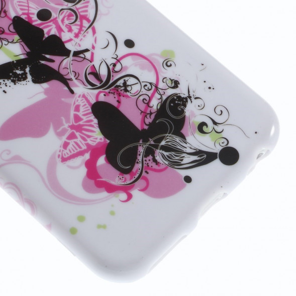 TPU Чехол накладка с рисунком для iPhone 6, 6S (Летающий бабочки)