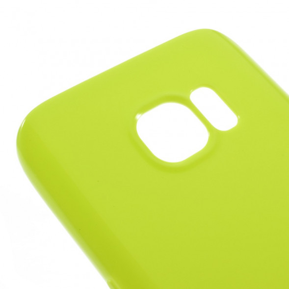 TPU Мягкий чехол накладка для Samsung Galaxy S7 (SM-G930) (Зеленый)