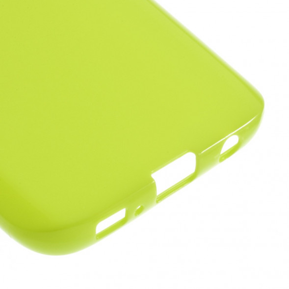 TPU Мягкий чехол накладка для Samsung Galaxy S7 (SM-G930) (Зеленый)