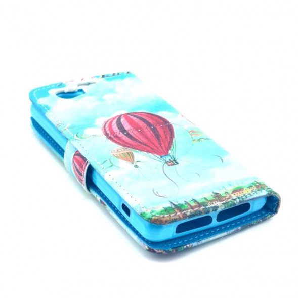 Чехол книжка с рисунком для Sony Xperia Z1 Compact D5503 (Эйфелева башня)