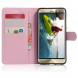 Чехол книжка с визитницей для Asus Zenfone 3 ZE552KL (Розовый)