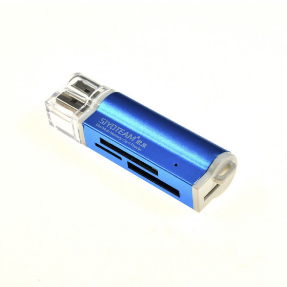 Карт-ридер SY-662 (SD, Memory Stick, M2, MicroSD)