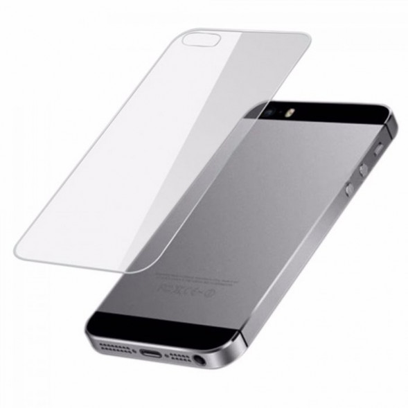 Защитное стекло на заднюю крышку iPhone 5, 5S, SE