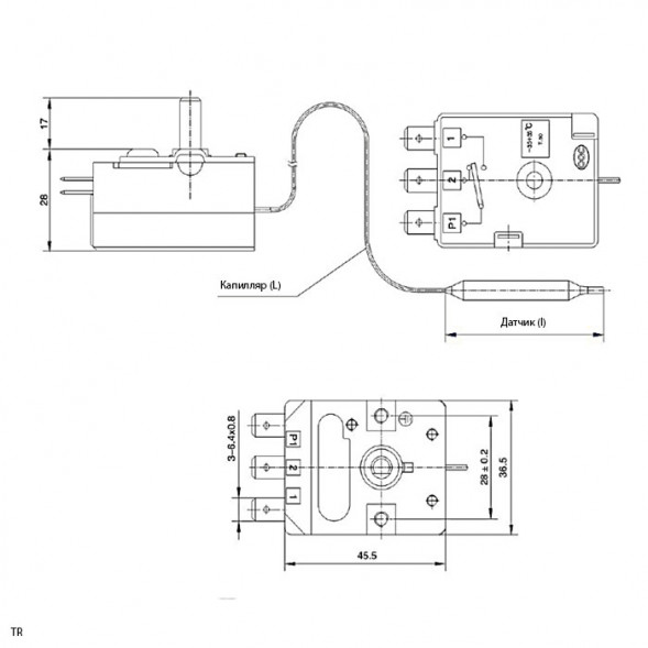 TR-132 Терморегулятор капиллярный
