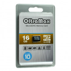 Карта памяти microSDHC 16Gb OltraMax Class10 без адаптера