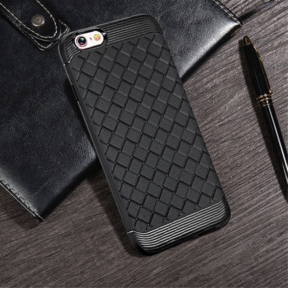 Мегкий чехол под плеть для iPhone 6s / 6 (черный)