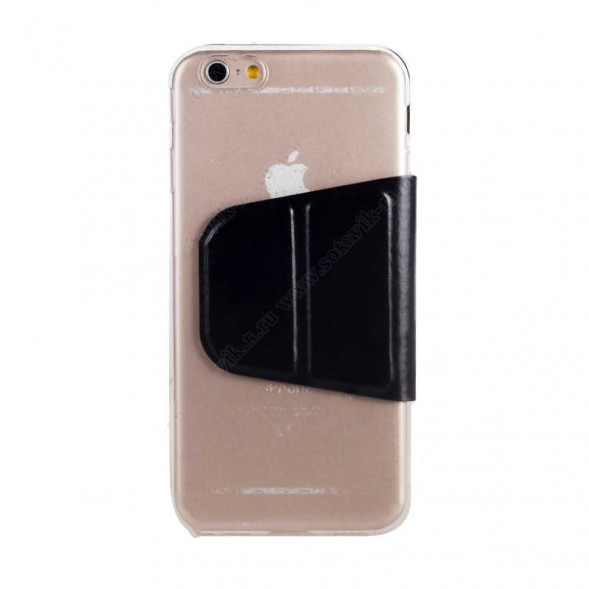 Чехол-книжка с окном информации CaseGuru для iPhone 6/6S (черный)