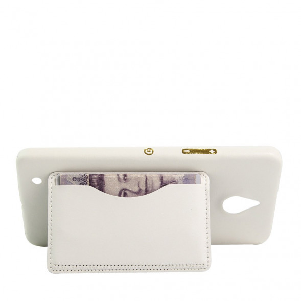 Чехол с подставкой для Microsoft Lumia 850 (Белый)