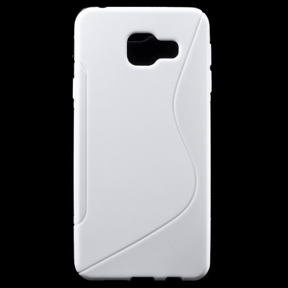 Антискользящий чехол накладка для Samsung Galaxy A3 (2016) SM-A310 (Белый)