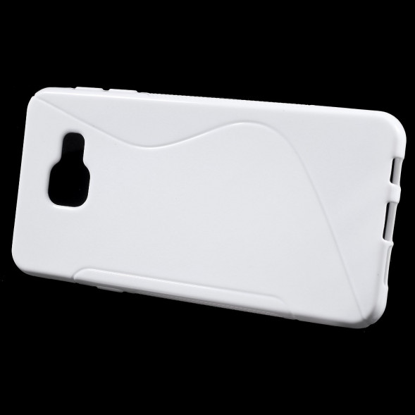Антискользящий чехол накладка для Samsung Galaxy A3 (2016) SM-A310 (Белый)