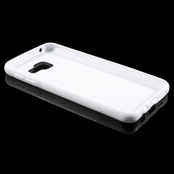 Антискользящий чехол накладка для Samsung Galaxy A3 (2016) SM-A310 (Белый)