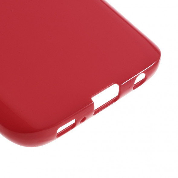 TPU Мягкий чехол накладка для Samsung Galaxy S7 (SM-G930) (Красный)