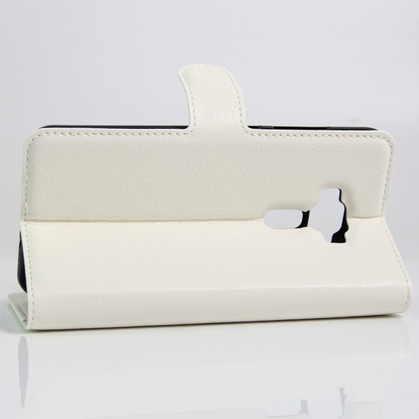 Чехол книжка с визитницей для Asus Zenfone 3 ZE552KL (Белый)