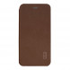 Чехол книжкой LENUO для iPhone 7 (Коричневый)