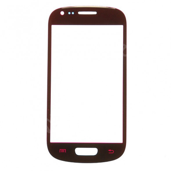 Стекло для Samsung Galaxy S3 mini i8190 (Красное)