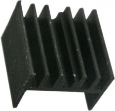 BLA002-15 Радиатор ребристый (черный)