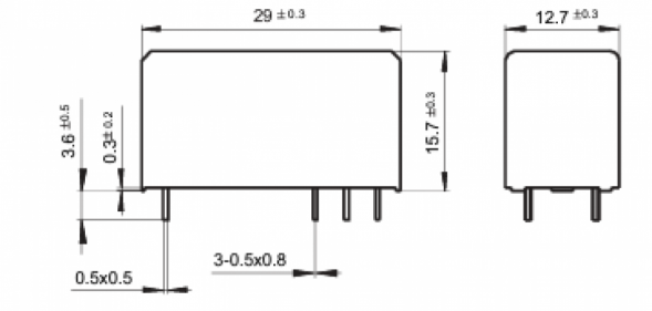 HF115F/024-1ZS3A Реле электромагнитное