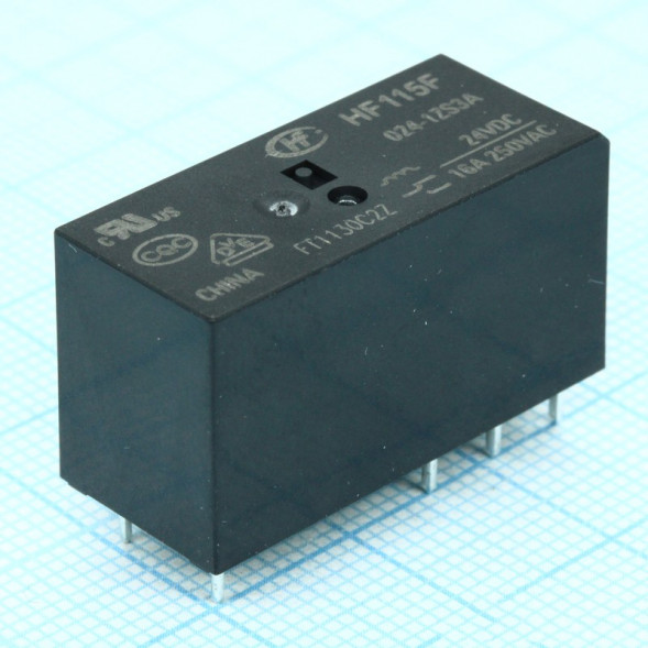 HF115F/024-1ZS3A Реле электромагнитное