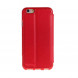 Чехол-книжка Ulike с окном информации для iPhone 6/6S (красный)
